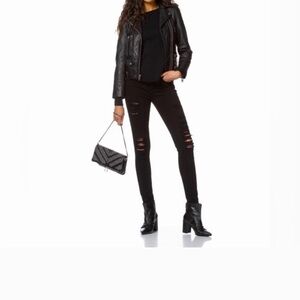 FRAME Le Color Ripped Skinny Jeans